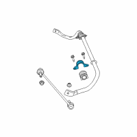 OEM 2010 Chrysler Sebring RETAINER-STABILIZER Bar GROMMET Diagram - 5151025AA