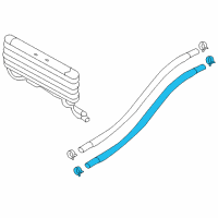 OEM Hyundai Sonata Hose Assembly-Oil Cooling Diagram - 25425-3L270
