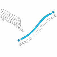 OEM Hyundai Hose Assembly-Oil Cooling Diagram - 25420-3K375