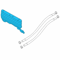 OEM Hyundai Sonata Cooler Assembly-Oil Diagram - 25460-3K000