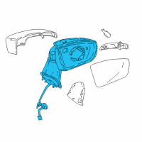 OEM 2022 Ford EcoSport Mirror Assembly Diagram - GN1Z-17682-AB