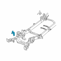 OEM 2022 Ram 1500 Sensor-Ride Height Diagram - 68277070AD