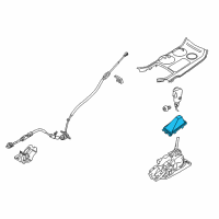 OEM Lincoln Shift Boot Diagram - BT4Z-7277-AB