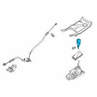 OEM Ford Explorer Shift Knob Diagram - BT4Z-7213-DA