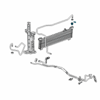 OEM 2015 Chevrolet Camaro Inlet Tube Connector Diagram - 19129762