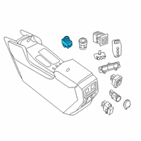 OEM Nissan Switch-A/C Diagram - 25170-1LA1D