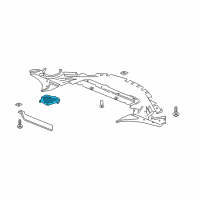 OEM 2020 Buick Envision Underbody Shield Diagram - 23447605