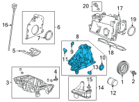 OEM Acura TLX PUMP ASSY., OIL Diagram - 15100-6S9-A01