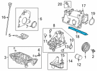 OEM 2021 Acura TLX GASKET, IN. MANIFOLD Diagram - 17055-6S9-A01