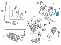 OEM 2022 Acura TLX GSKT, THROTTLE BODY Diagram - 17107-6S9-A01