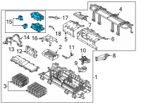 OEM 2022 Hyundai Sonata Relay Assembly-Power Diagram - 37514-L5000