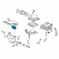 OEM Honda Accord Tube, Air Inlet Diagram - 17251-6B2-A00