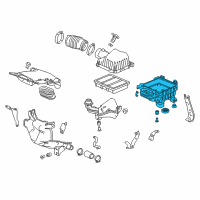 OEM 2022 Honda Accord Case Set, Air Cleaner Diagram - 17201-6B2-A00
