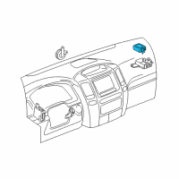 OEM 2006 Lexus GX470 Transponder Key Computer Assembly Diagram - 89780-60331