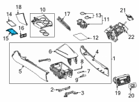 OEM Toyota Mirai Base Diagram - 58813-62030