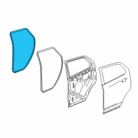 OEM 2019 Chevrolet Equinox Weatherstrip On Body Diagram - 84227270