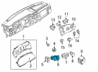 OEM 2014 Ford E-350 Super Duty Module Diagram - 9C2Z-2C006-A