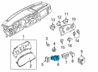 OEM 2011 Ford E-250 Module Diagram - 9C2Z-2C006-A