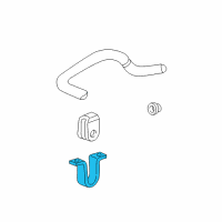 OEM Ford Stabilizer Bar Clamp Diagram - E6TZ-5486-B