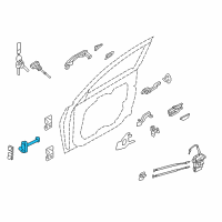 OEM 2015 Hyundai Azera Checker Assembly-Front Door, LH Diagram - 79380-3V000