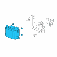 OEM Acura Radar Sub-Assembly Diagram - 36802-TY2-A01