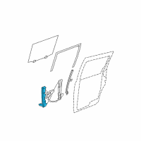 OEM 2013 Ram C/V Sliding Door Window Regulator Diagram - 68030719AA