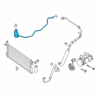 OEM 2021 Nissan Titan Pipe Assembly-Front Cooler, High Diagram - 92440-9FU1A