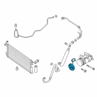 OEM 2021 Nissan Titan Clutch Assy-Compressor Diagram - 92660-EZ30B