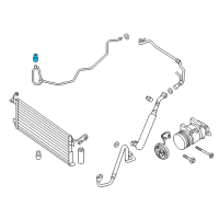 OEM 2018 Nissan Titan Cap-Charge Valve Diagram - 92499-EZ50A