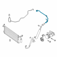 OEM Nissan Titan Pipe-Front Cooler, Low Diagram - 92450-EZ51B