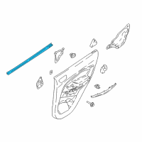 OEM 2018 Ford EcoSport Belt Weatherstrip Diagram - CN1Z-1625860-B
