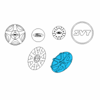 OEM 2006 Ford Focus Wheel Cap Diagram - 5S4Z-1130-AA