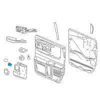 OEM GMC Savana 1500 Lock Switch Diagram - 15867074