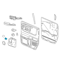 OEM Chevrolet Express 2500 Lock Switch Diagram - 15867074