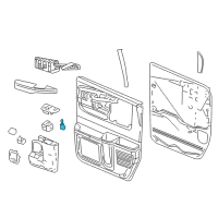 OEM 2009 Chevrolet Express 2500 Mirror Switch Diagram - 20945027