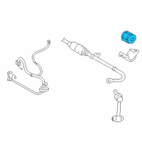 OEM 2009 Lexus GS460 Bush, Stabilizer, Rear Diagram - 48818-30230