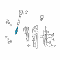 OEM 2016 Honda Fit Spark Plug (Dilzkar7C11S) (Ngk) Diagram - 12290-5R0-003