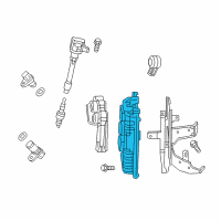 OEM Honda Fit Control Module, Powertrain (Rewritable) Diagram - 37820-5R7-C13