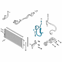 OEM Lincoln MKZ Hose & Tube Assembly Diagram - HP5Z-19972-C