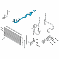 OEM Lincoln MKZ AC Tube Diagram - HP5Z-19A834-C