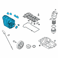 OEM Hyundai Accent Manifold Assembly-Intake Diagram - 28310-2M110