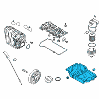 OEM 2020 Hyundai Venue Pan Assembly-Engine Oil Diagram - 21510-2M000