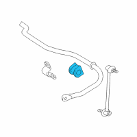 OEM 2007 Lexus RX400h Bush, Stabilizer, Rear Diagram - 48818-06120