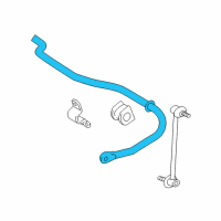 OEM Lexus RX350 Bar, Stabilizer, Rear Diagram - 48812-48060
