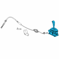 OEM 2016 Chevrolet Spark EV Gear Shift Assembly Diagram - 95419249