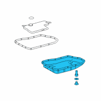 OEM Toyota Avalon Transmission Pan Diagram - 35106-07010