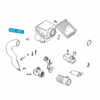 OEM 2000 BMW 540i Air Hose Diagram - 13-71-1-437-887