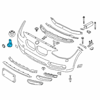 OEM 2013 BMW ActiveHybrid 3 Ultrasonic Sensor Diagram - 66-20-9-261-588