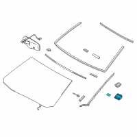 OEM Lexus GS350 Sensor, Rain Diagram - 89941-30030