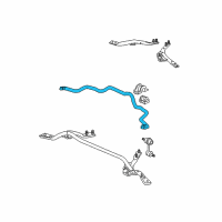 OEM 2003 Honda Accord Spring, Front Stabilizer Diagram - 51300-SDA-A05